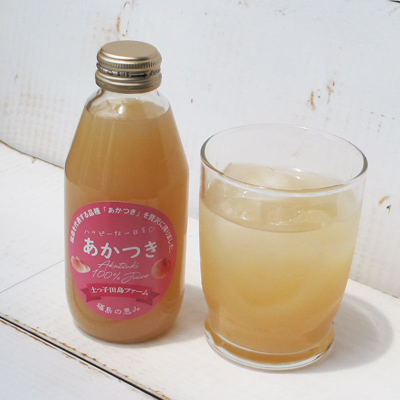 ももジュース200ml入り 果汁100% 福島県を代表するもも とろりとした口当たり 土っ子田島ファーム 福島県/南会津 ギフト