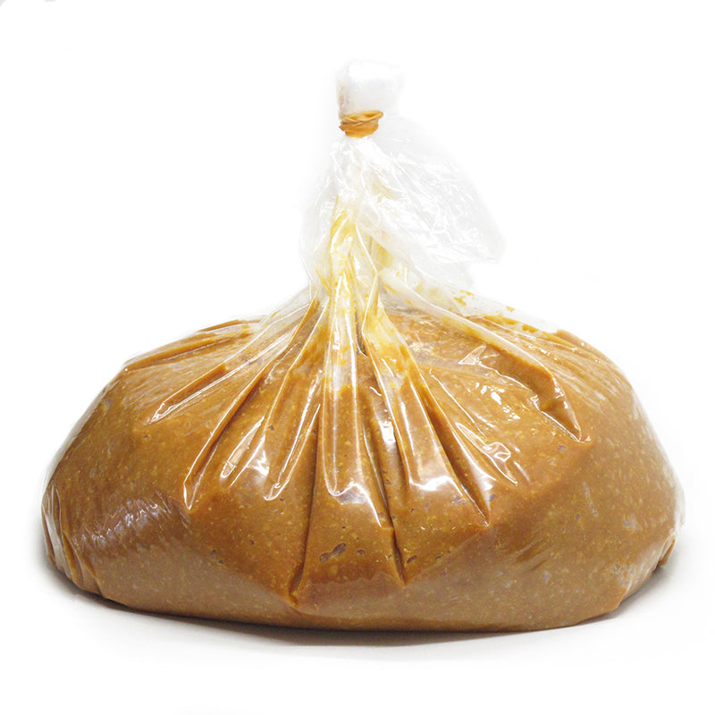 あやこがね味噌5ｋｇ入り（お買い得）　手作り　無添加　生みそ　学校給食　薪仕込み　蔵仕込み　土っ子田島ファーム　福島県/南会津 ギフト