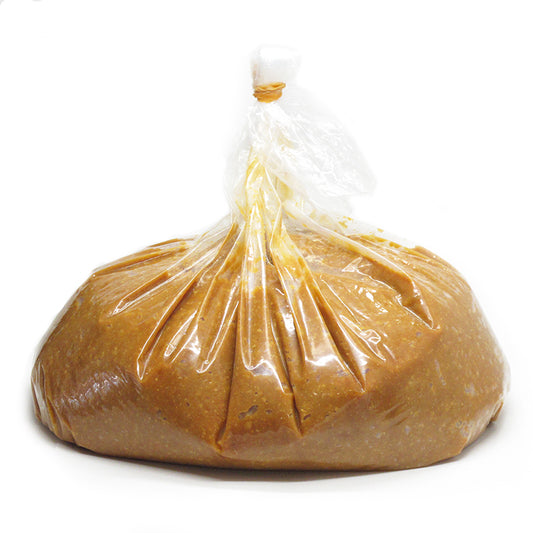 あやこがね味噌5ｋｇ入り（お買い得）　手作り　無添加　生みそ　学校給食　薪仕込み　蔵仕込み　土っ子田島ファーム　福島県/南会津 ギフト
