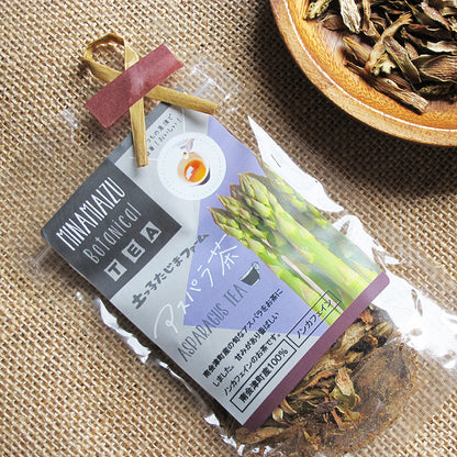 パッケージリニューアル！南会津アスパラ茶　東洋大学の皆さんと共同開発　南会津フレイル予防ツーリズム　自社栽培　土っ子田島ファーム　福島県/南会津